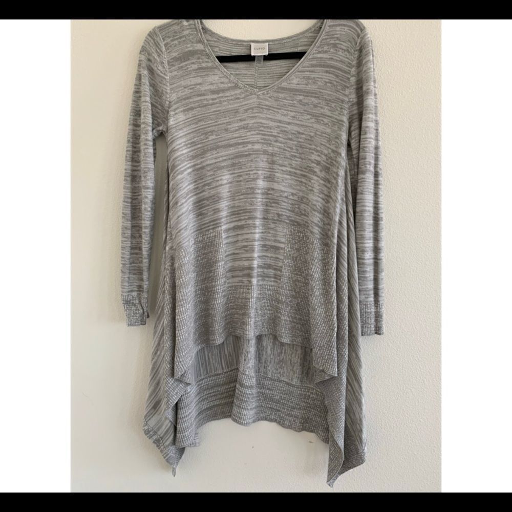 🆕Women's Asymmetrical V Neck Long Sleeve Top Cupio